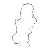 kasai provins Karta, administrativ division av demokratisk republik av de Kongo. vektor illustration.