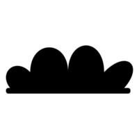 Spielzeug Wolke Symbol Vektor. Baby Wolken Illustration unterzeichnen. Wolke Symbol oder Logo. vektor