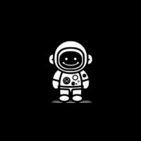 Astronaut - - minimalistisch und eben Logo - - Vektor Illustration