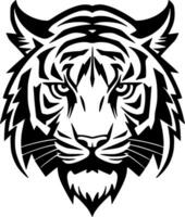 Tiger - - minimalistisch und eben Logo - - Vektor Illustration