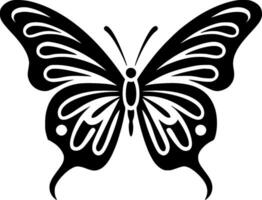 Schmetterling, schwarz und Weiß Vektor Illustration