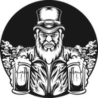 Geld Joint st Patricks Bier Silhouette Vektor Abbildungen zum Ihre Arbeit Logo, Fan-Shop T-Shirt, Aufkleber und Etikette Entwürfe, Poster, Gruß Karten Werbung Geschäft Unternehmen oder Marken.