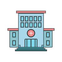 Vektor sjukhus ikon