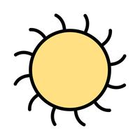 Sun-Vektor-Symbol vektor