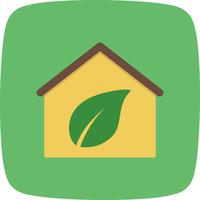 eco home vector icon