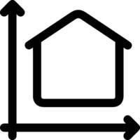 Zuhause Startseite Symbol Symbol Vektor Bild. Illustration von das Haus echt Nachlass Grafik Eigentum Design Bild