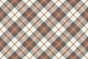 Textur Stoff Tartan von prüfen Muster Plaid mit ein Hintergrund nahtlos Textil- Vektor. vektor