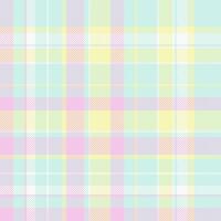 Plaid Muster Textur von nahtlos Vektor prüfen mit ein Textil- Hintergrund Tartan Stoff.