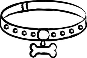 Halsband Hand gezeichnet Vektor Illustration
