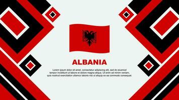 albania flagga abstrakt bakgrund design mall. albania oberoende dag baner tapet vektor illustration. albania tecknad serie