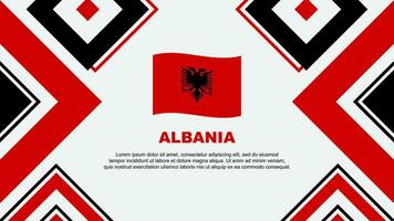 albania flagga abstrakt bakgrund design mall. albania oberoende dag baner tapet vektor illustration. albania oberoende dag