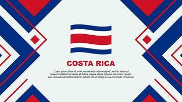 costa rica flagga abstrakt bakgrund design mall. costa rica oberoende dag baner tapet vektor illustration. costa rica illustration