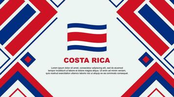 costa rica flagga abstrakt bakgrund design mall. costa rica oberoende dag baner tapet vektor illustration. costa rica flagga