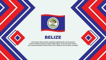 belize Flagge abstrakt Hintergrund Design Vorlage. belize Unabhängigkeit Tag Banner Hintergrund Vektor Illustration. belize Design