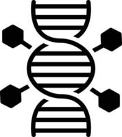 solide Symbol zum Gene vektor