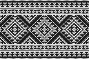 Teppich Stammesmuster Kunst. geometrisches ethnisches nahtloses muster traditionell. amerikanischer, mexikanischer Stil. vektor