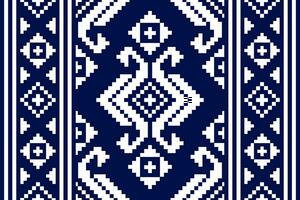 etnisk aztec mönster konst. geometrisk sömlös mönster i stam, folk broderi, och mexikansk stil. vektor