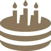 Logo Kuchen Geburtstage Essen vektor