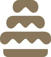 logotyp kaka födelsedagar mat vektor