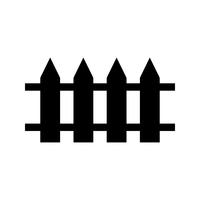 Zaun-Vektor-Symbol vektor