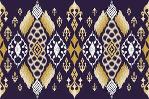 ikat etnisk aztec broderi stil.figur geometrisk orientalisk traditionell konst mönster.design för ikat bakgrund, tapeter, mode, kläder, omslag, tyg, element, sarong, grafik, vektor illustration.