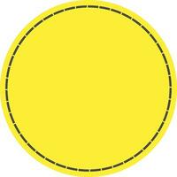 cirkel med rusa gräns design element vektor