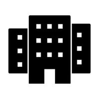 Gebäude-Vektor-Symbol vektor