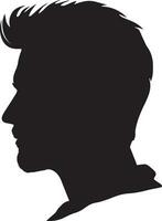 Mann Profil Vektor Silhouette Illustration 2