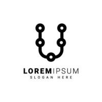 premie vektor u logotyp. skön logotyp design för lyx företag varumärke. elegant identitet design i vit bakgrund.