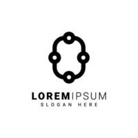 premie vektor o logotyp. skön logotyp design för lyx företag varumärke. elegant identitet design i vit bakgrund.