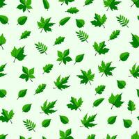 nahtlos Muster im Natur Stil grün. vektor