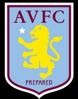 london, Storbritannien - 12.02.2023 logotyp av de engelsk fotboll klubb aston villa. vektor