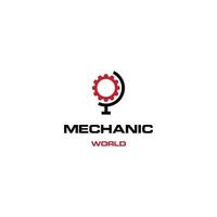 Welt Mechaniker Logo, Mechaniker Forum Logo Konzept vektor