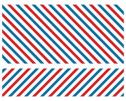 barberare färgad liner bakgrund. blå röd vektor mönster. diagonal rand mönster