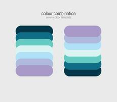 webb Färg kombination vektor