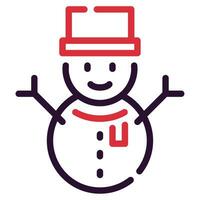 Schneemann Illustration Symbole zum Netz, Anwendung, Infografik, usw vektor