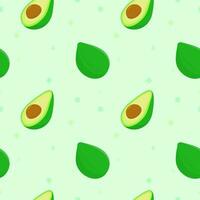 söt avokado sömlös mönster för bakgrund av omslag papper eller textil- vektor