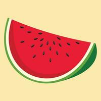 vattenmelon palestina symbol för fredlig Land . grön, vit, röd, svart. färsk vattenmelon frukt vektor