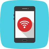 Wifi Mobile Anwendungssymbol Vektor