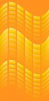 Gelb, Orange hell Gradient Welle Hintergrund Vorlage. Vektor Illustration