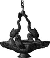 Sammlung von Herr. Arthur Schmieden. - - Antiquität Bronze. - - Zeichnung von edward Garnier, Jahrgang Gravur. vektor