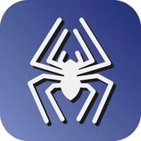 Spinne Vektor Glyphe Gradient Hintergrund Symbol zum persönlich und kommerziell verwenden.