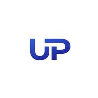 up-Logo auf weiß, Vektor