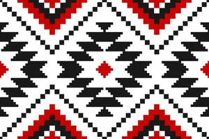 etnisk aztec mönster konst. geometrisk sömlös mönster i stam, folk broderi, och mexikansk stil. vektor