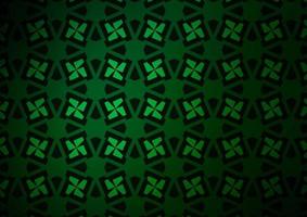mörkgrön vektorbakgrund med trianglar, rektanglar. vektor