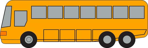röd och svart dubbel- däck buss vektor eller Färg illustration