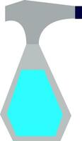 sprühen Flasche mit Blau Flüssigkeit Vektor oder Farbe Illustration