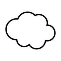 Spielzeug Wolke Symbol Vektor. Baby Wolken Illustration unterzeichnen. Wolke Symbol oder Logo. vektor