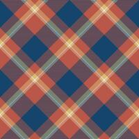 tartan schottland nahtloser karierter mustervektor. Retro-Hintergrundstoff. Vintage Check Color Square geometrische Textur für Textildruck, Packpapier, Geschenkkarte, Tapetendesign. vektor