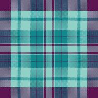 Tartan Muster Hintergrund von prüfen Textil- Vektor mit ein Stoff nahtlos Textur Plaid.